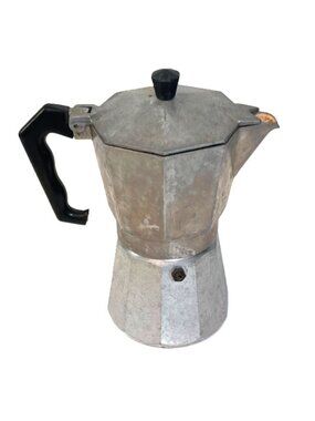 Vintage Moka Pot Expresso Coffee Aluminum Stovetop Maker MCM Made in Portugal